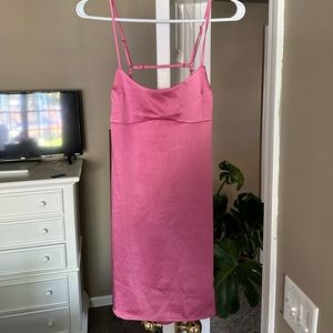 Pacsun Pink Satin Dress